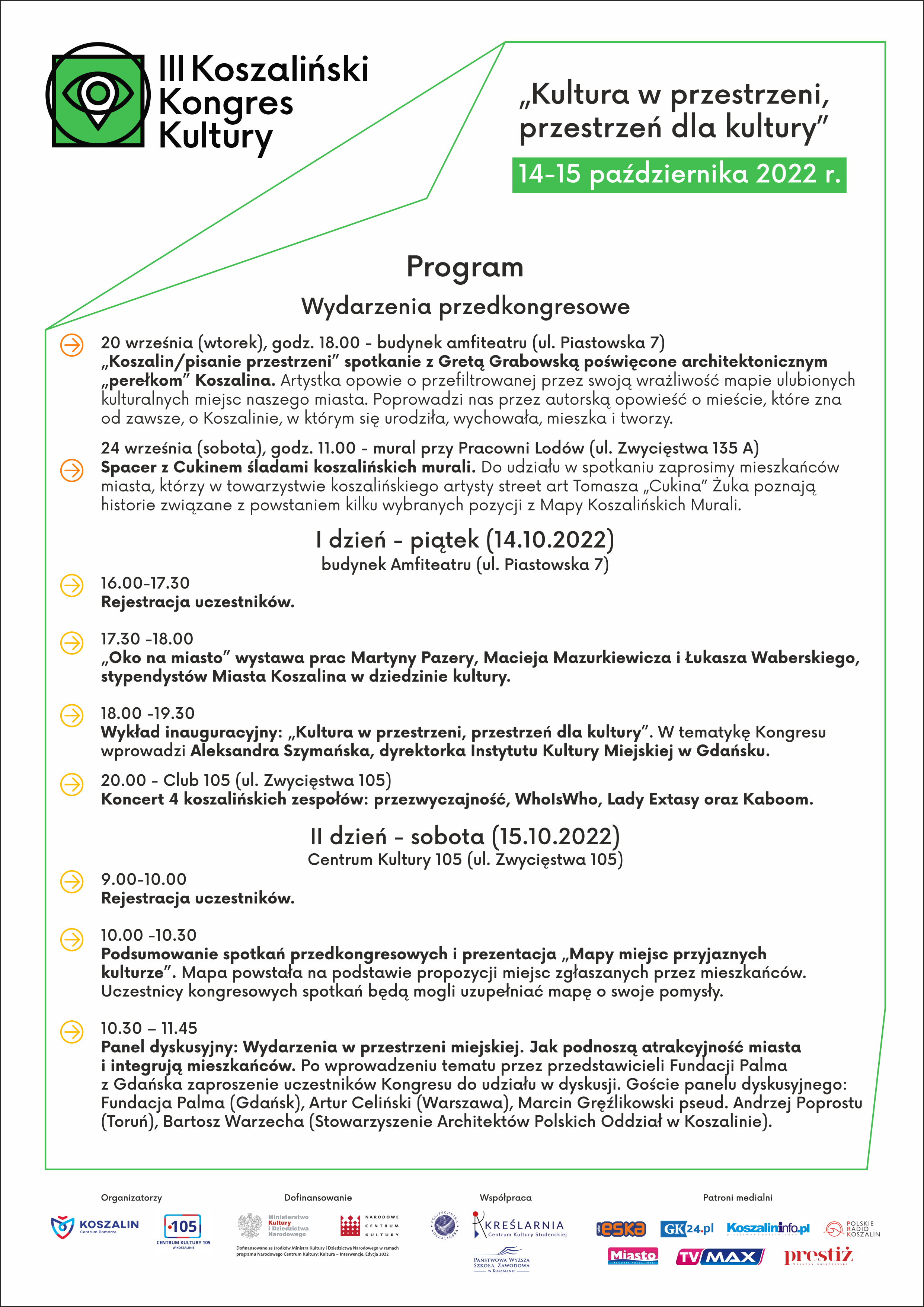 Program III Koszalińskiego Kongresu Kultury