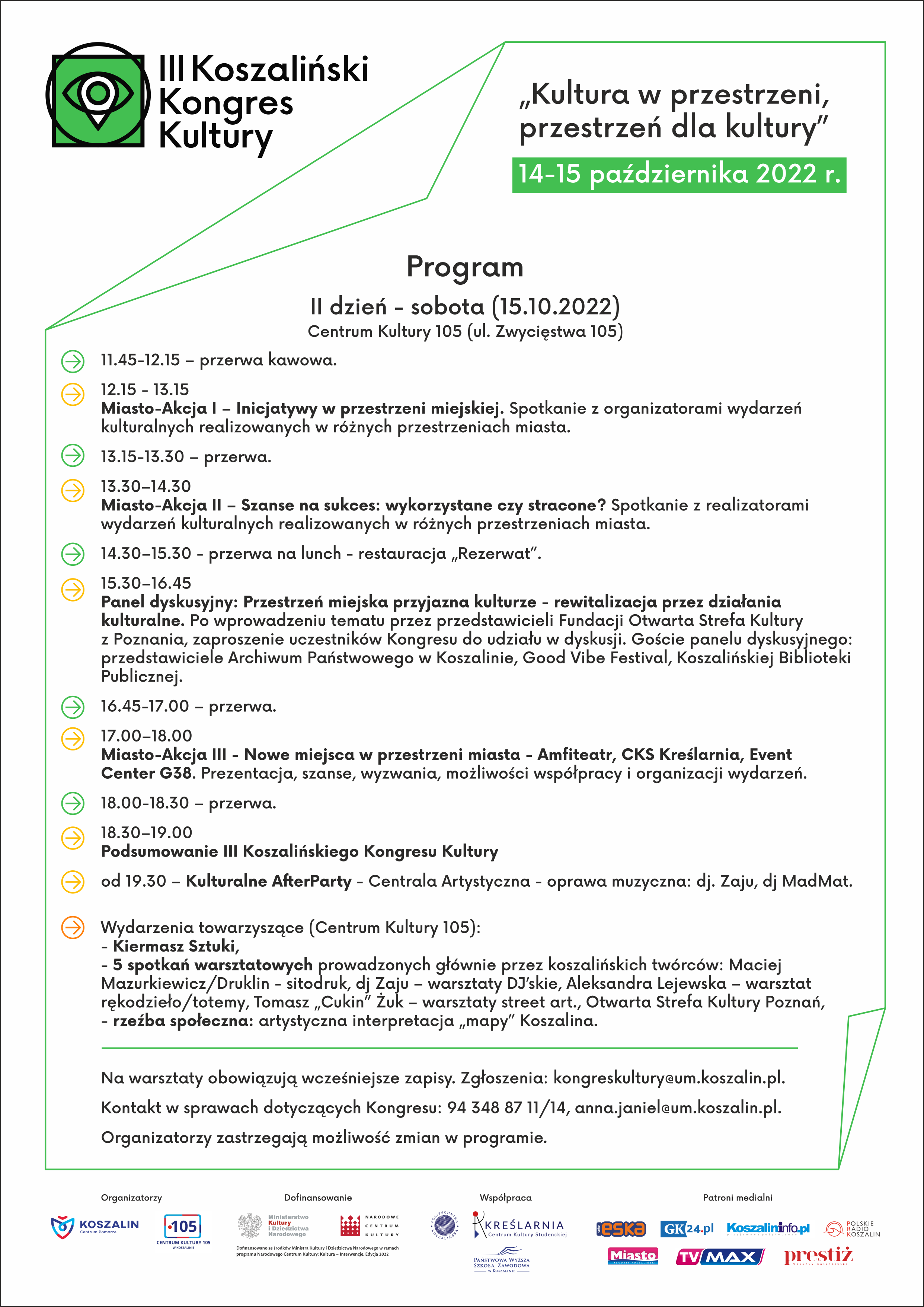 Program III Koszalińskiego Kongresu Kultury