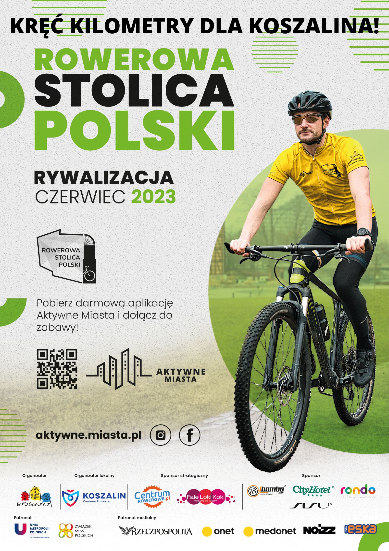 Plakat Rowerowa Stolica Polski Plakat Rowerowa Stolica Polski