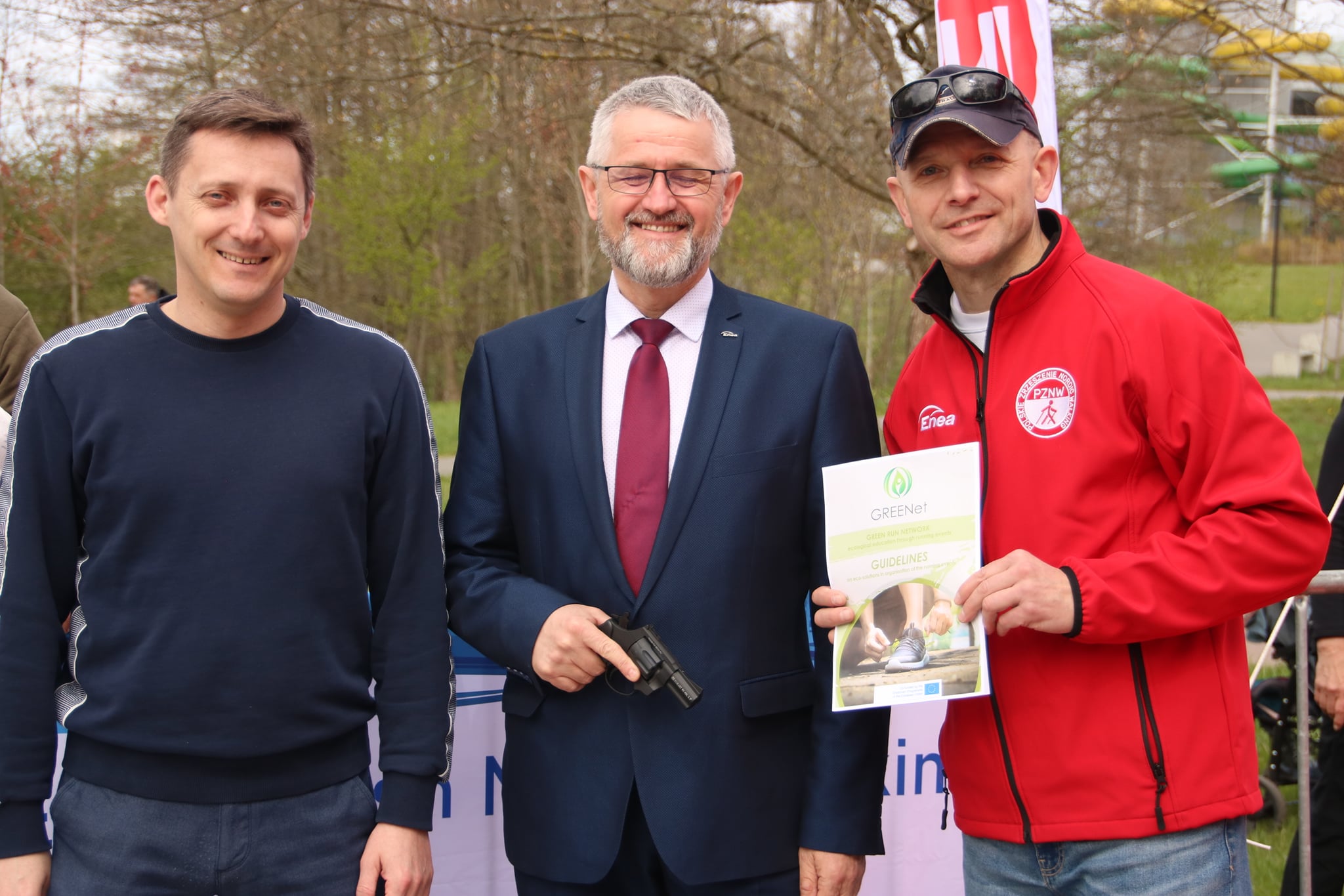 Tomasz Czuczak - Sekretarz Miasta Koszalina, Stefan Traczyk Vice-Prezes ENEA, Jerzy Krauze - KTKKF