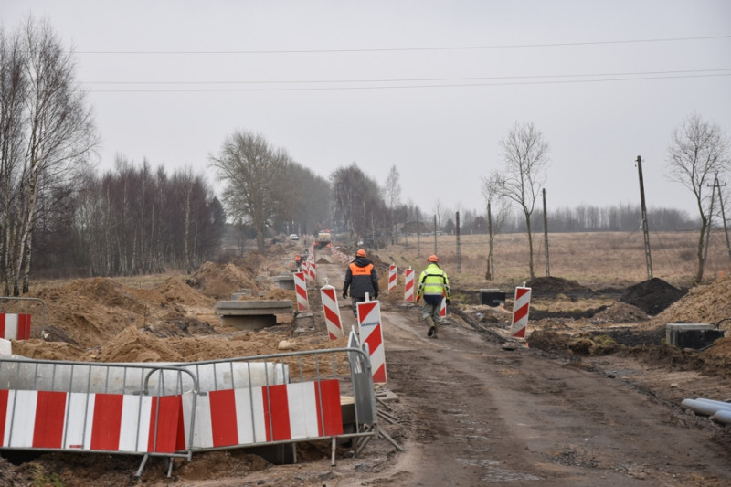 ul. Połczyńska w budowie