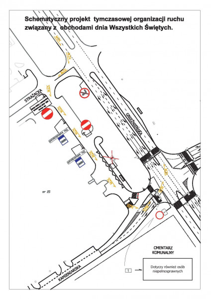 Organizacja ruchu podczas święta Wszystkich Świętych