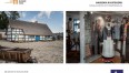 Zdjęcie przedstawia dwie fotografie. Budynek Zagrody jamneńskiej oraz stroje kultury jamneńskiej