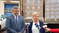 Na zdjęciu Prezydent Piotr Jedliński i prezes MPS Wanda Stypułkowska 