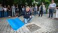 Odsłonięcie tablicy w koszalińskiej Alei Gwiazd Kabaretu 