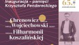 Zdjęcie przedstawia plakat koncertu, na którym znajduje sie zdjecie dyrygenta Jakuba Chrenowicza 