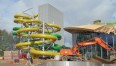 Widok na budowany aquapark w Koszalinie