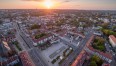 Urząd Miasta w Koszalinie Rynek Staromiejski z lotu ptaka