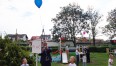 Na zdjęciu znajduje się Ogród Zabaw otwierany przez Prezydenta Miasta Koszalina