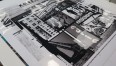 Grafika przedstawia charakterystyczne elementy architektury Koszalina.