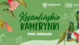 Na zielonym tle napis "Koszalińskie Kamerynki"