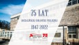 Zdjęcie przedstawia napis 75 lat Koszalińskiej Biblioteki Publicznej 1947-2022