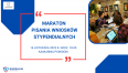 Grafika utrzymana w kolorach białym, granatowym i czerwonym, w centralnej części widnieje napis określający tytuł i miejsce wydarzenia.