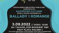 Grafika przedstawia niebieską, rozsuniętą kurtynę a między nią napis z nazwą, datą i miejscem wydarzenia.