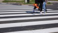 Malowanie oznakowania poziomego na koszalińskich ulicach