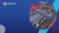 Zdjęcie budynków - urzędu miasta z lotu ptaka