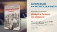 Grafika przedstawia zdjęcie okładki książki oraz termin i miejsce wydarzenia.
