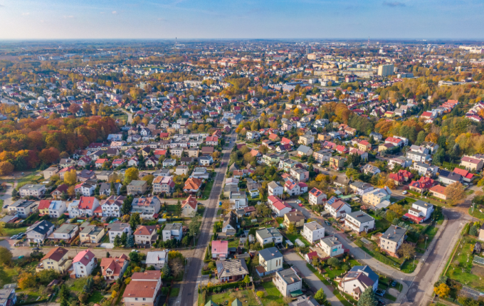 panorama Koszalina