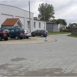 Uzbrojony obszar w obrębie ulic Różana – Lniana przedstawiający stan po realizacji projektu wraz z nową infrastrukturą drogową oraz miejscami parkingowymi