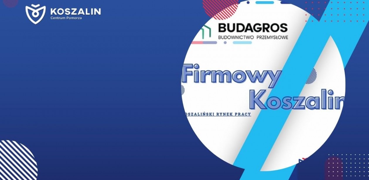 zdjęcie z napisem Firmowy Koszalin akcja o przedsiębiorstwach