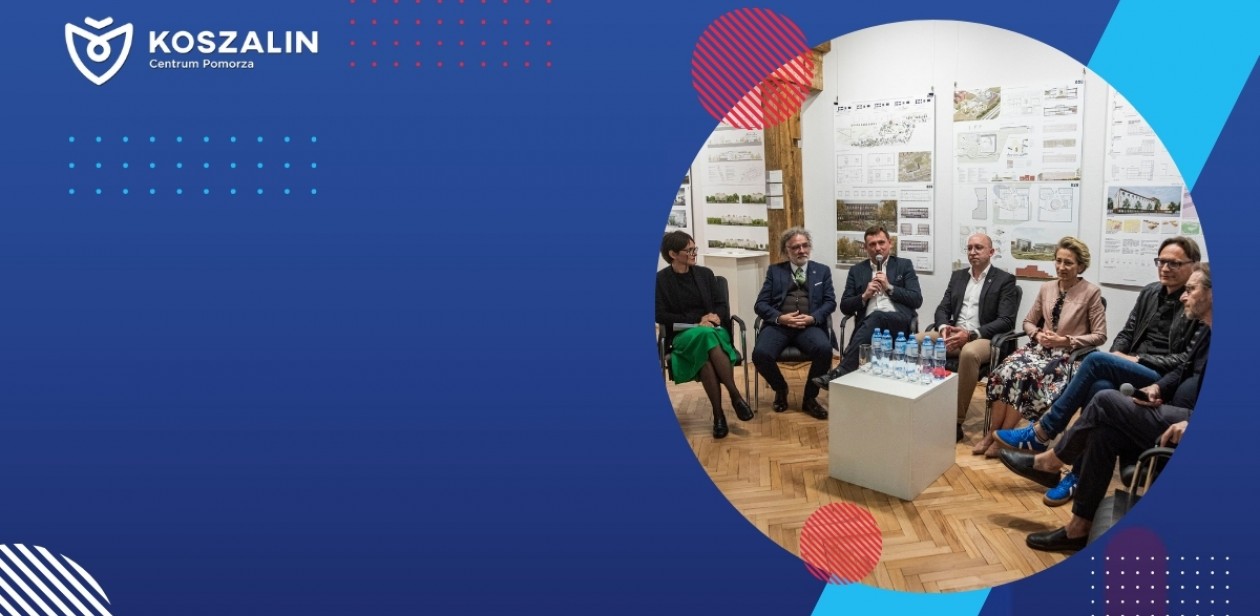 uroczyste otwarcie wystawy pokonkursowej prezentującej koncepcje architektoniczne nowego, niezwykłego miejsca na mapie naszego miasta — Centrum Zrównoważonego Rozwoju EKOFUTURIUM, które powstanie przy Politechnice Koszalińskiej.