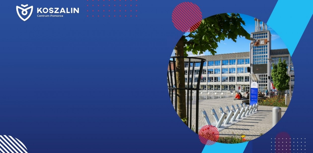 Na grafice znajduje ratusz.