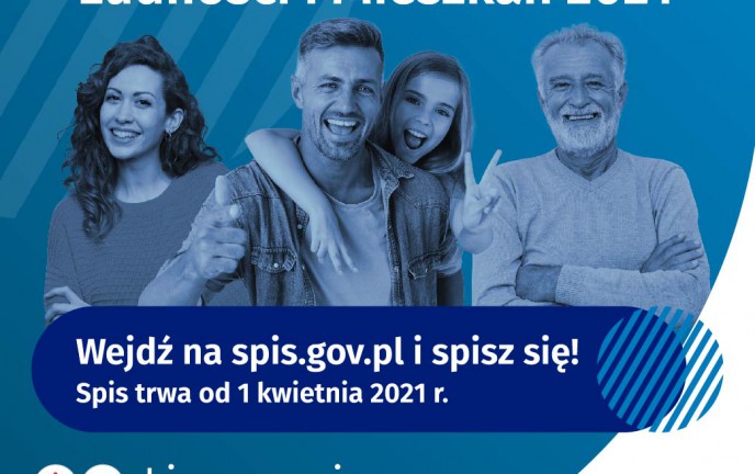 Plakat Narodowy Spis Powszechny