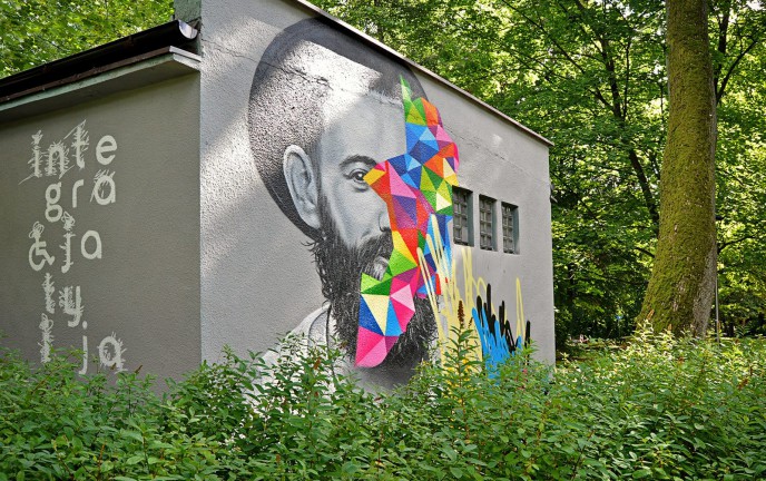 Na zdjęciu mural Integracja Ty i Ja 2021 fot. organizator