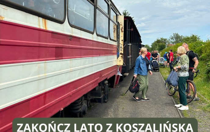 Ostatnie wakacyjne przejazdy koszalińską wąskotorówką