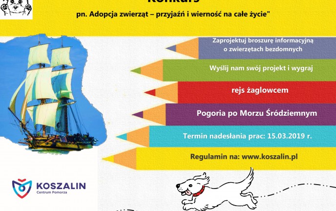 Konkurs o adopcji zwierząt