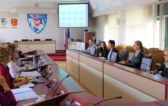 Na zdjęciu spotkanie z przedstawicielami Urzędu Miejskiego w Gorzowie