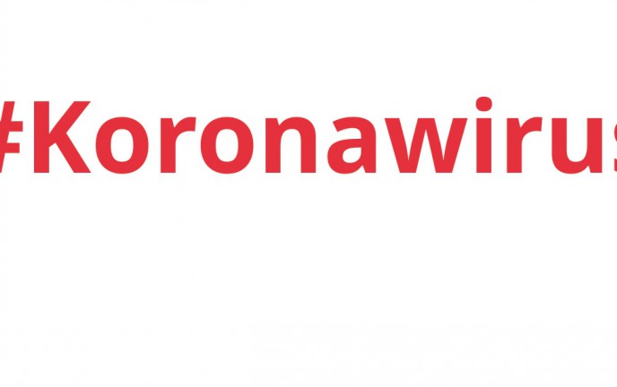 Napis "Koronawirus" 