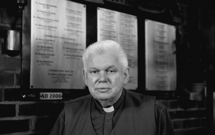 Na zdjęciu zmarły ks. Bednarski