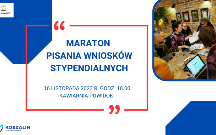 Grafika utrzymana w kolorach białym, granatowym i czerwonym, w centralnej części widnieje napis określający tytuł i miejsce wydarzenia.