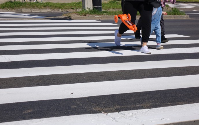 Malowanie oznakowania poziomego na koszalińskich ulicach