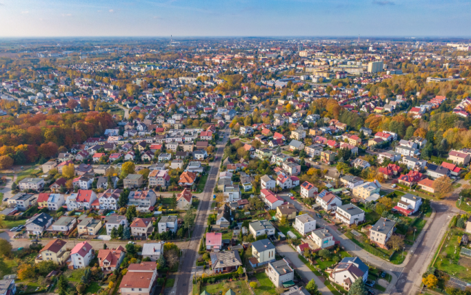 panorama Koszalina