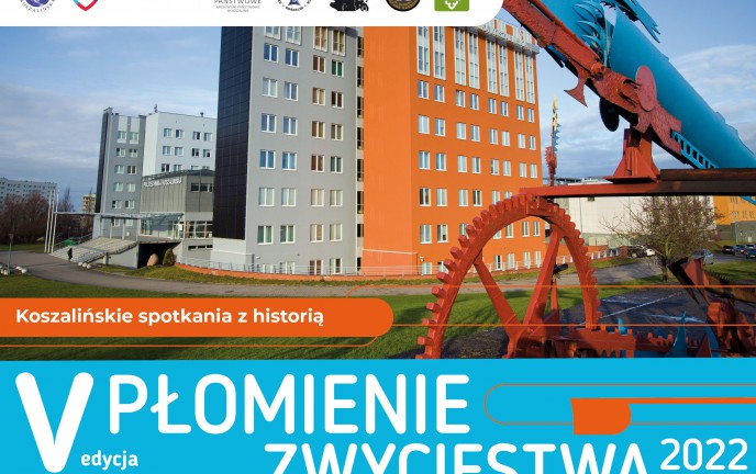 Grafika przedstawia metalowe ptaki W. Hasiora na tle budynków PK oraz nazwę wydarzenia, datę i godzinę