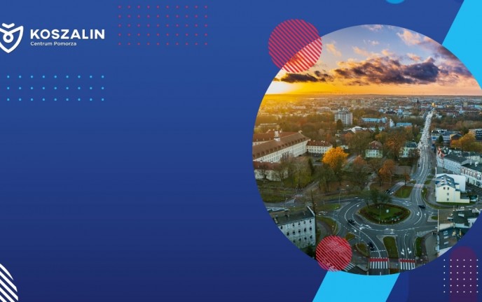 Koszalin z lotu ptaka