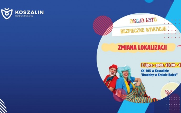 Na grafice znajdują się klauni