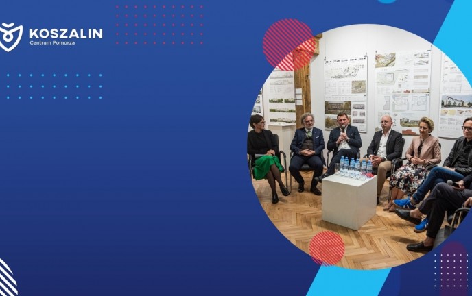 uroczyste otwarcie wystawy pokonkursowej prezentującej koncepcje architektoniczne nowego, niezwykłego miejsca na mapie naszego miasta — Centrum Zrównoważonego Rozwoju EKOFUTURIUM, które powstanie przy Politechnice Koszalińskiej.