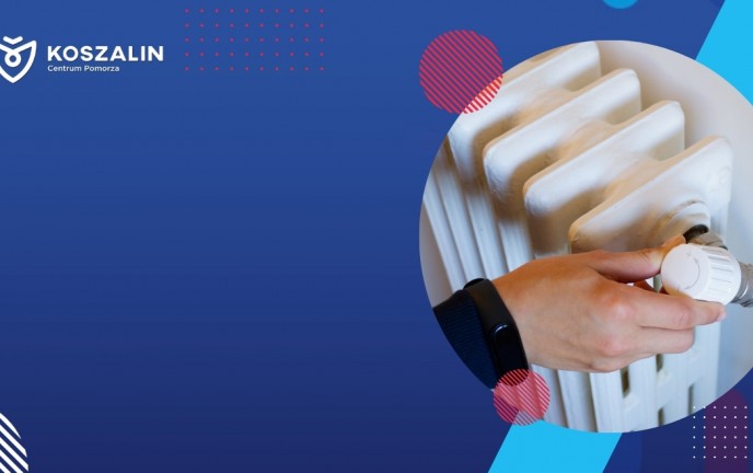 Na grafice znajduje się grzejnik