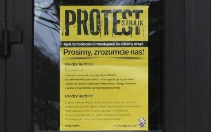 Oświatowa akcja protestacyjna, dzień drugi