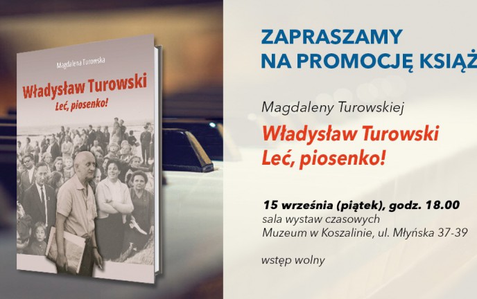 Grafika przedstawia zdjęcie okładki książki oraz termin i miejsce wydarzenia.