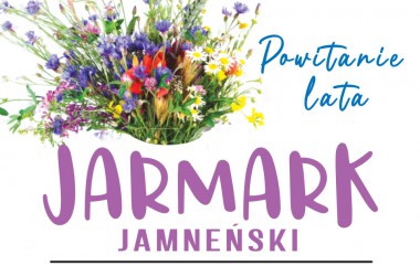 Grafika na białym tle przedstawia bukiet polnych kwiatów oraz nazwę i termin wydarzenia.