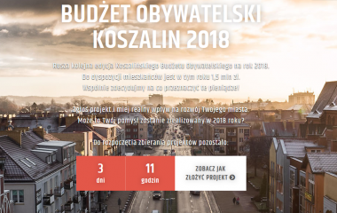 strona Budżetu Obywatelskiego 2018