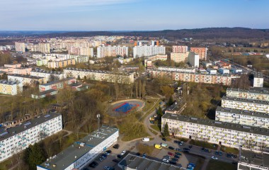 Widok Os. Wańkowicza z lotu ptaka 