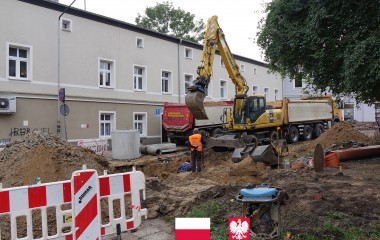 Trwa generalna przebudowa ulicy Podgórnej i naprawa Placu Kilińskiego w Koszalinie.