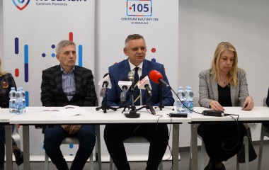 Na zdjęciu znajduje się prezydent Miasta Piotr Jedliński 