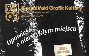 Okładka listopadowego numeru Koszalińskiego Grafiku Kultury