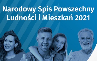 Plakat Narodowego Spisu Powszechnego Ludności i Mieszkań